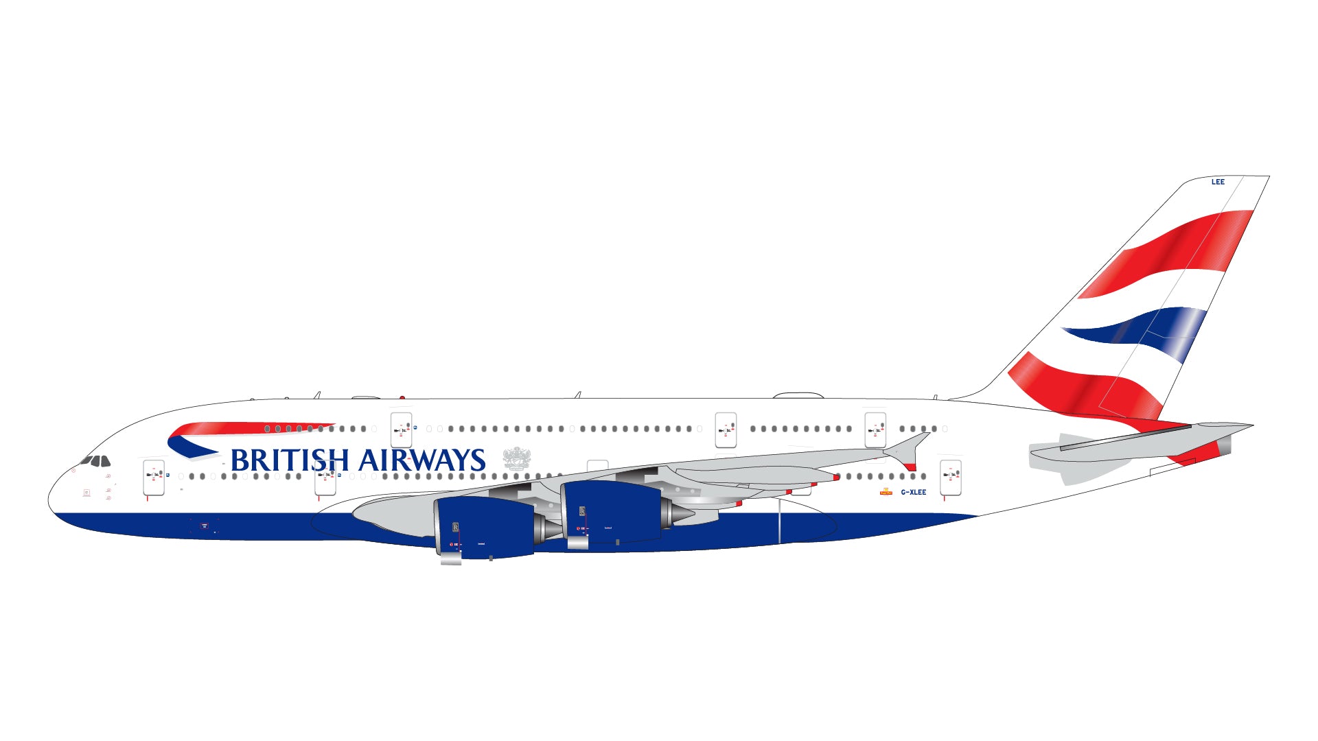 British Airways / Airbus A380 / G-XLEE / GJBAW2325 / 1:400
