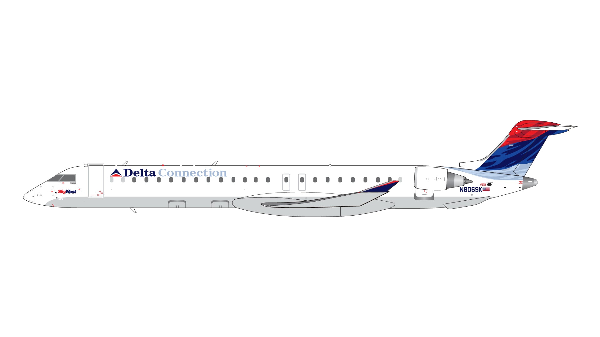 Delta Connection / CRJ900ER / N806SK / GJDAL2253 / 1:400