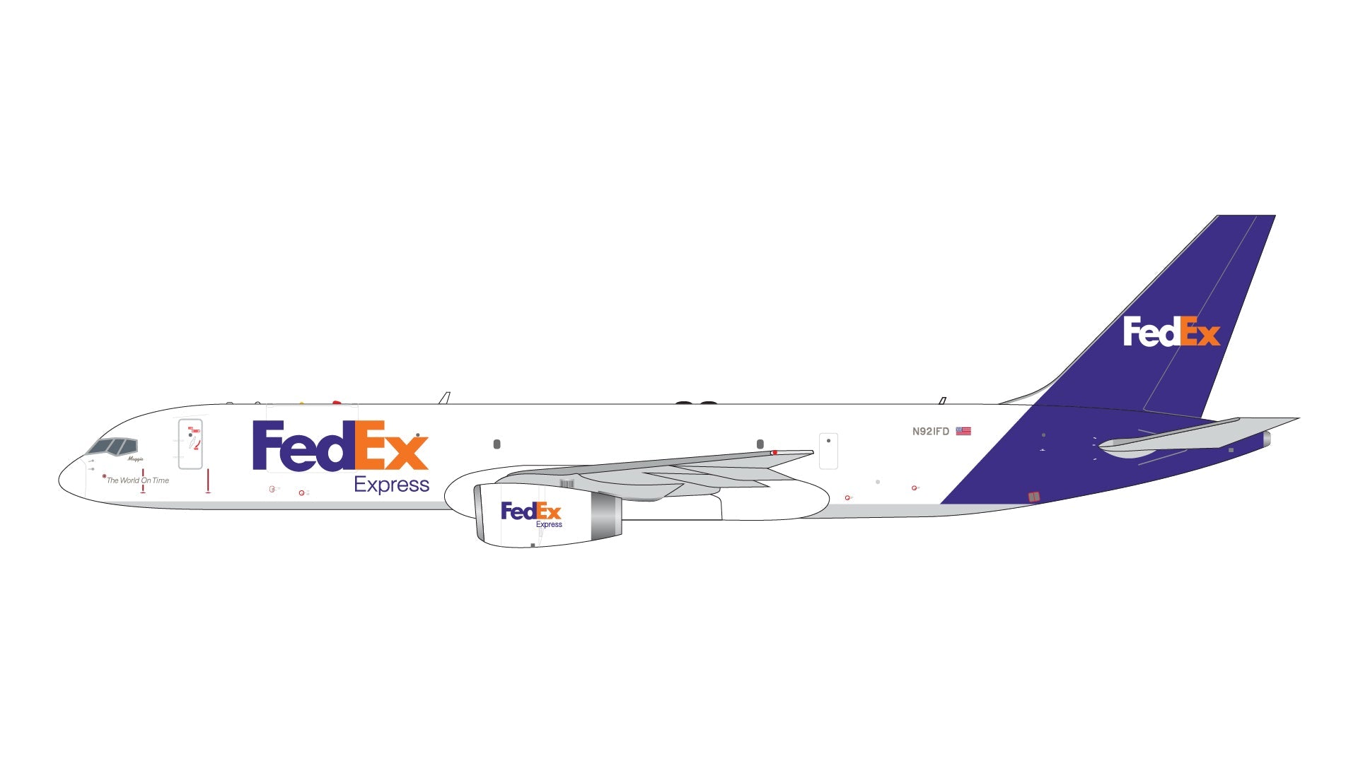 FedEx Express / Boeing B757-200SF / N921FD / GJFDX1993 / 1:400