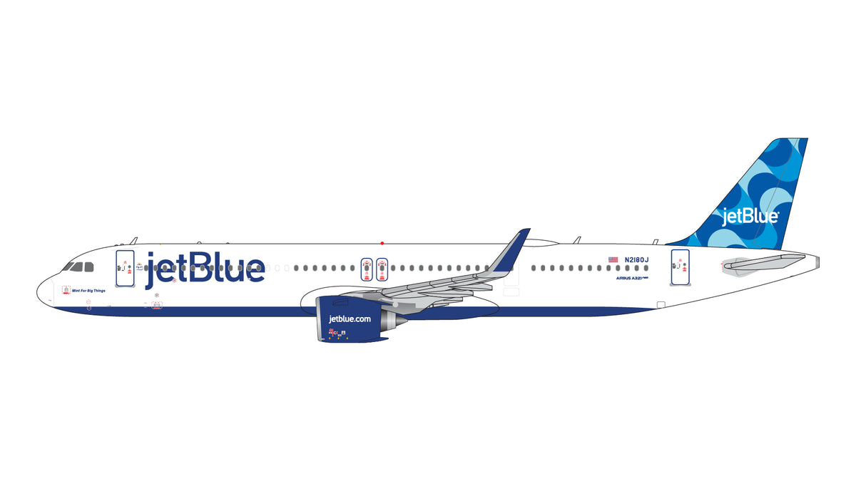 JetBlue (MInt for Big Things livery) / Airbus A321neo / N2180J / GJJBU2288 / 1:400 elaviadormodels