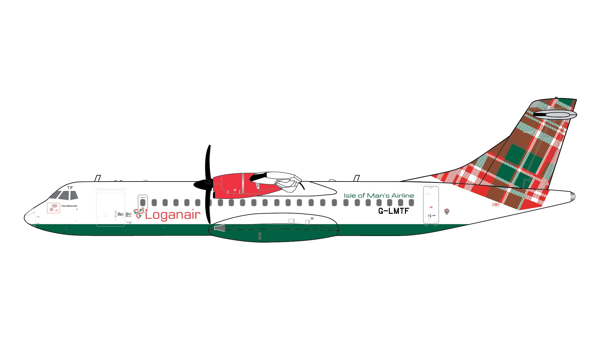 Loganair (Green Livery) / ATR 72-600 / G-LMTF / GJLOG2309 / 1:400