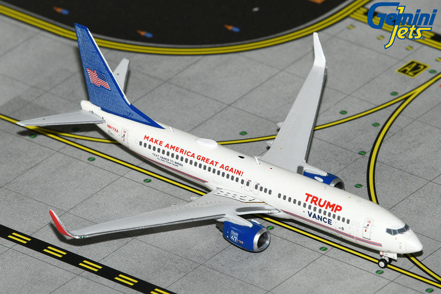 Trump-Vance Campaign / Boeing 737-800W / N917XA / GJTRU2306 / 1:400 elaviadormodels geminijets