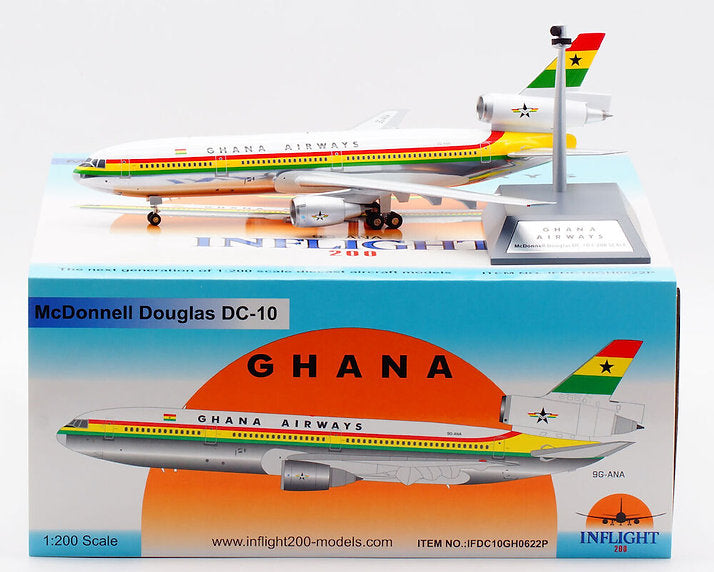 Ghana Airways / McDonnell Douglas DC-10-30 / 9G-ANA / IFDC10GH0622P / 1:200