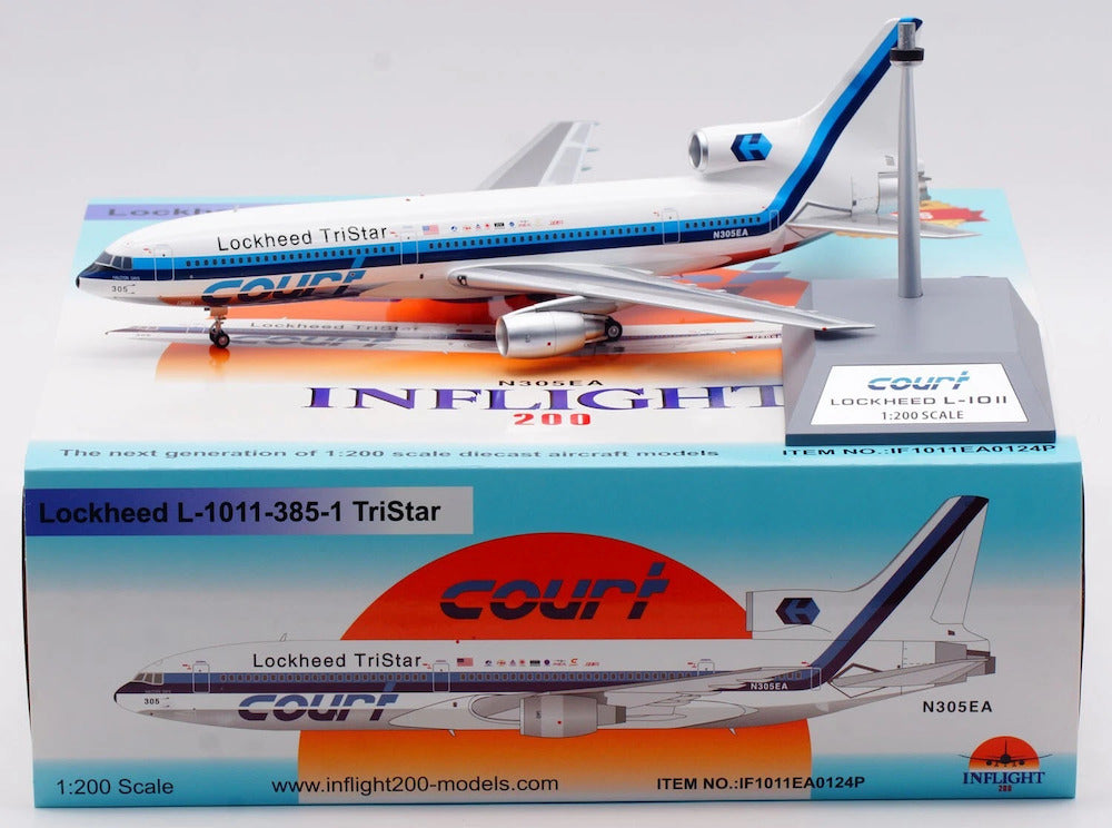Lockheed (Court Line) / Lockheed L-1011-385-1 TriStar 1 / N305EA / IF1011EA0124P / 1:200 elaviadormodels