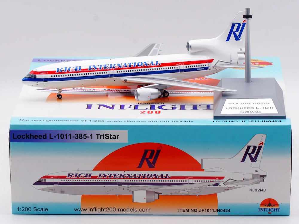 Rich International Airways / Lockheed L-1011 / N302MB / IF1011JN0424 / elaviadormodels