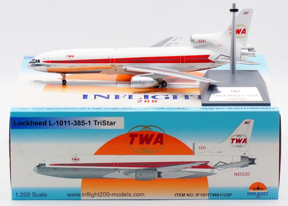 TWA / Lockheed L-1011-385-1 TriStar 100 / N41020 / IF1011TWA1122P / elaviadormodels