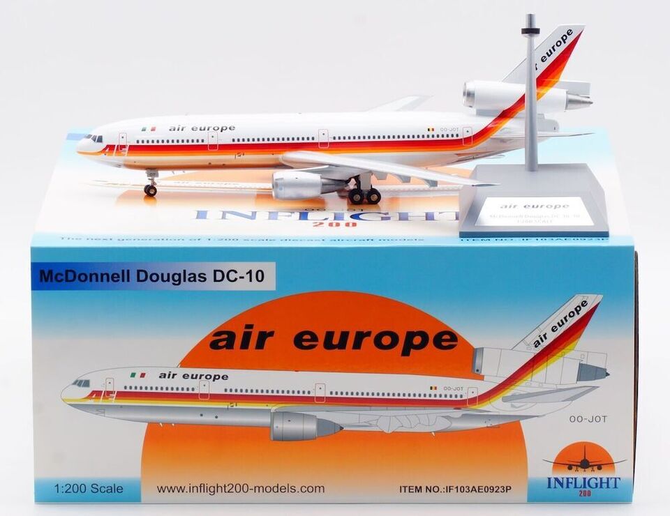 Air Europa / McDonnell Douglas DC-10-30 / OO-JOT / IF103AE0923P / 1:200 elaviadormodels