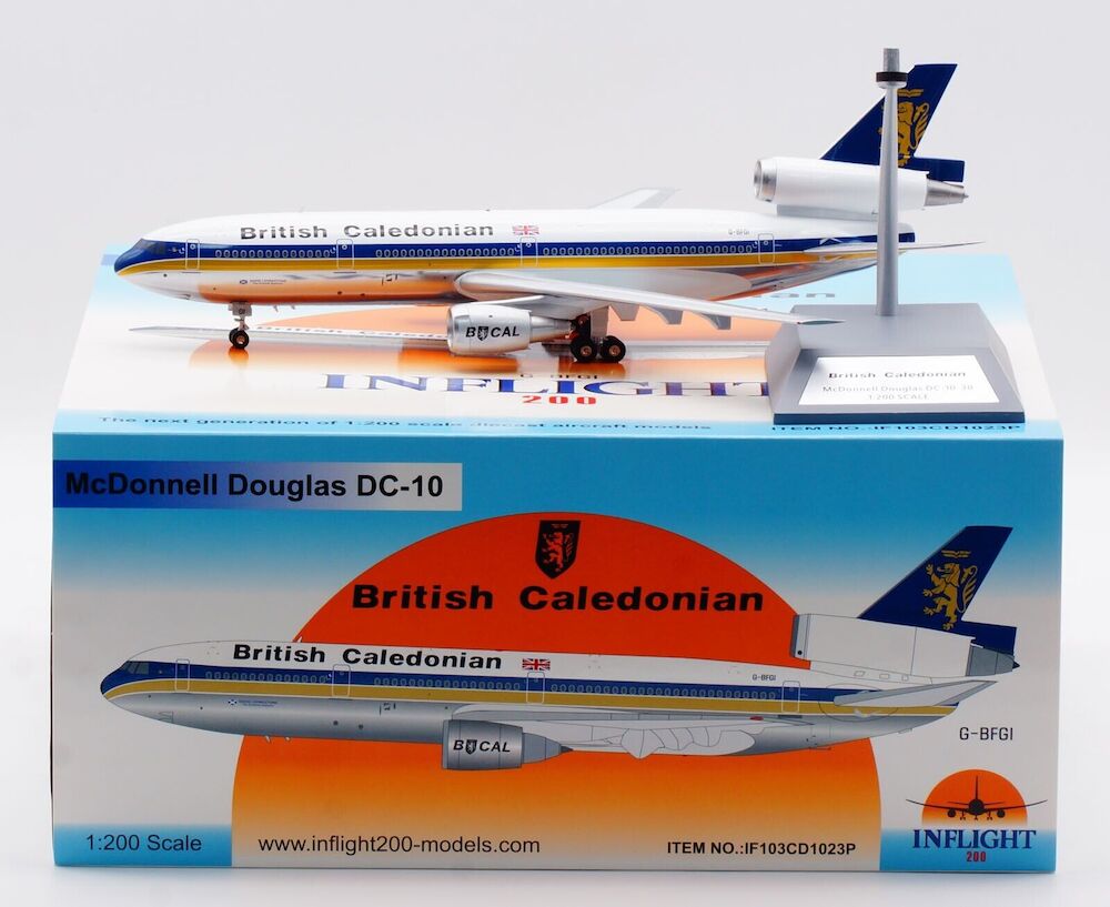 British Caledonian Airways / McDonnell Douglas DC-10-30 / G-BFGI / IF103CD1023P / 1:200 elaviadormodels