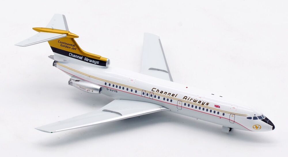 Channel Airways /  Hawker Siddeley HS-121 Trident / G-AVYB / IF121CW0821 / 1:200 elaviadormodels