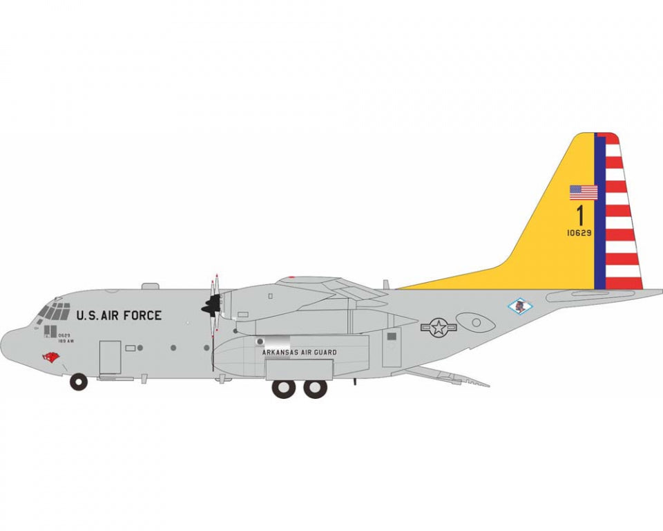 USA - Air Force / Lockheed C-130H Hercules (L-382) / 81-0629 / IF130USAF629 /  elaviadormodels