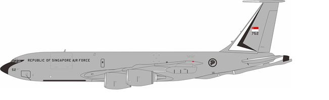 Singapore - Air Force / Boeing KC-135R Stratotanker 752 / IF135RSAF752 / 1:200 elaviadormodels