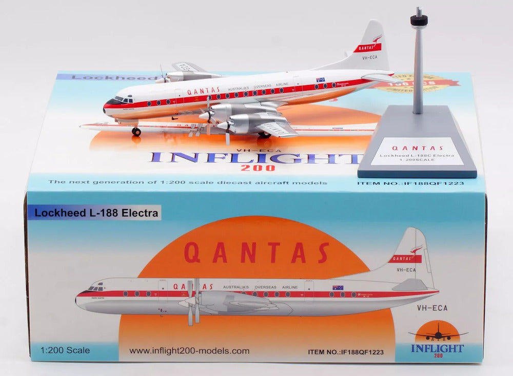 Qantas / Lockheed Electra L-188 / VH-ECA / IF188QF1223 / elaviadormodels