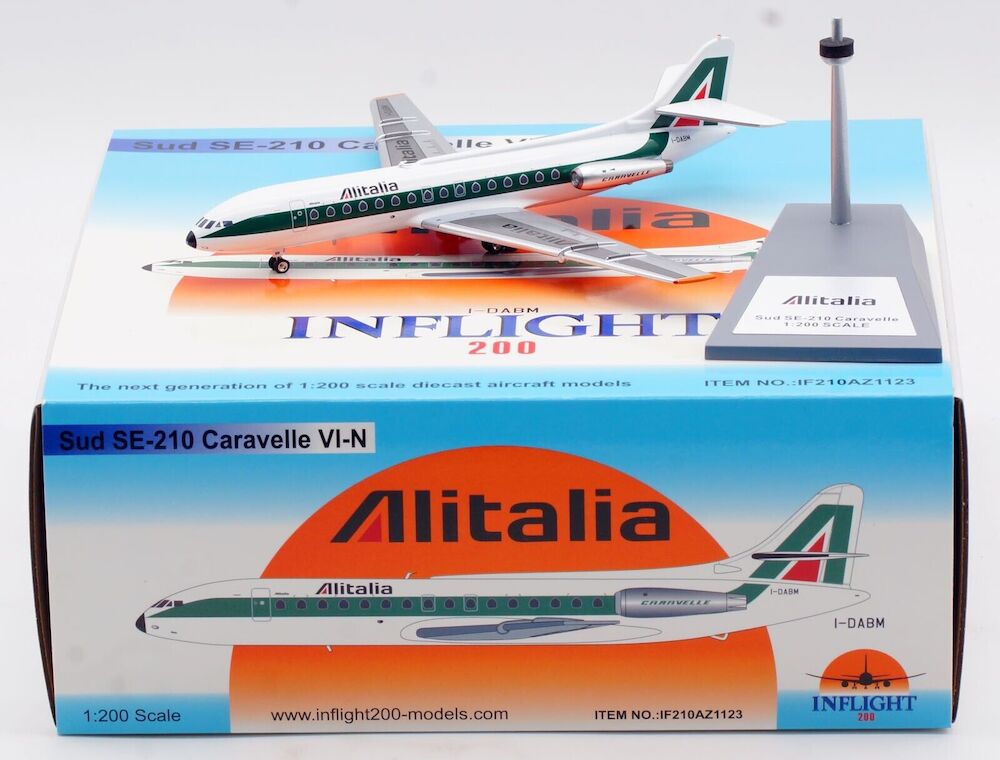 Alitalia / Sud SE-210 Caravelle / I-DABM / IF210AZ1123 / 1:200 elaviadormodels