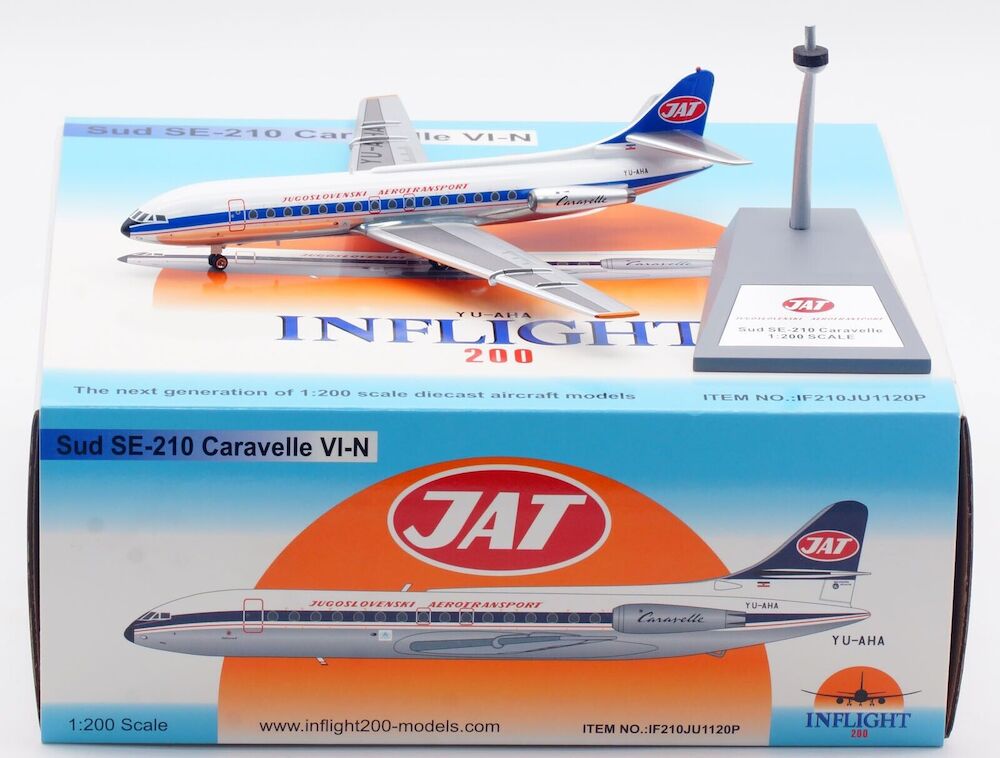 JAT - Yugoslav Airlines / Sud SE-210 Caravelle / YU-AHA / IF210JU1120P / elaviadormodels