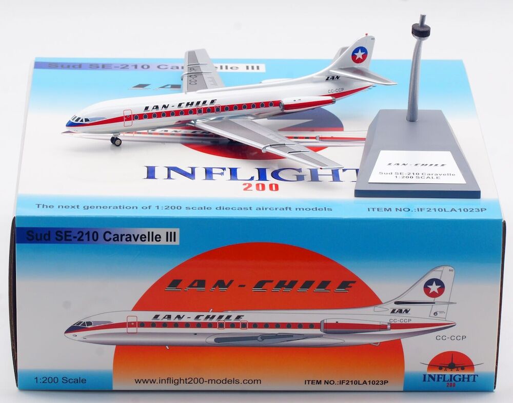 Lan Chile / Sud SE-210 Caravelle / CC-CCP / IF210LA1023P / 1:200 elaviadormodels