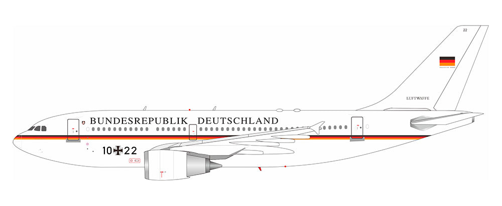 Germany - Air Force / Airbus A310-304 / 1022 / IF310GAF1022 / 1:200 elaviadormodels