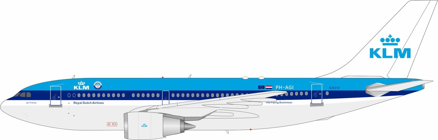KLM - Royal Dutch Airlines / Airbus A310-324 / PH-AGI / IF310KL0726 / 1:200 elaviadormodels
