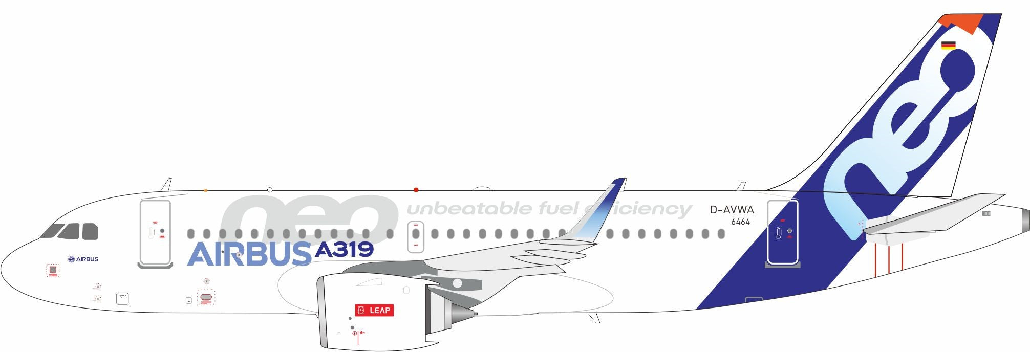 Airbus (House Livery) / Airbus A319-151N / D-AVWA / IF319HNEO / elaviadormodels