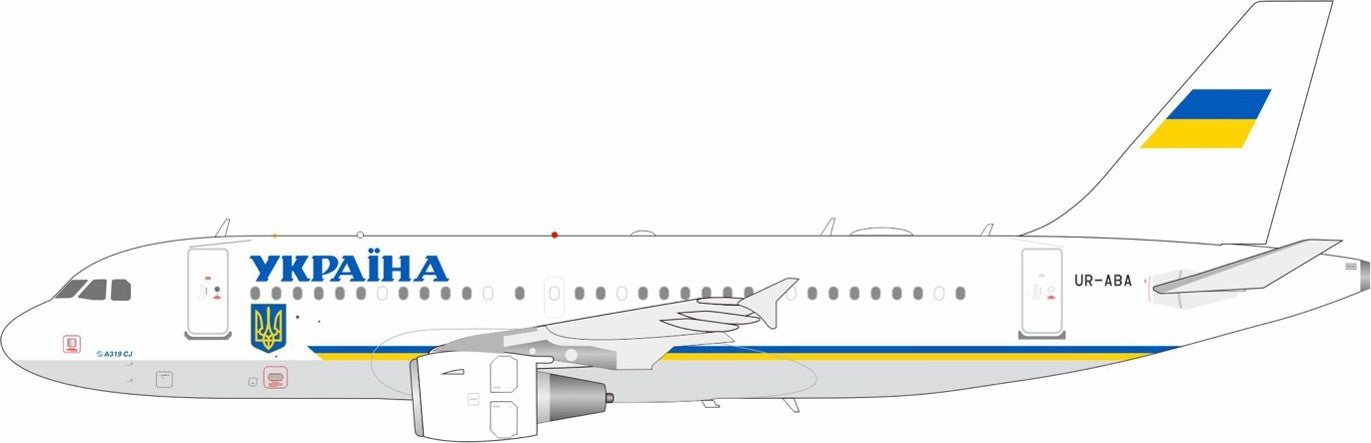 Ukrainian Government / Airbus A319-115 / UR-ABA / IF319UKR0726 / 1:200 elaviadormodels