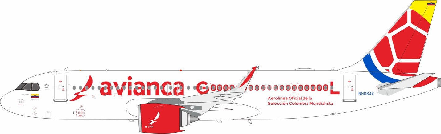 Avianca / Airbus A320neo / N906AV / IF320AV1026 / 1:200 elaviadormodels