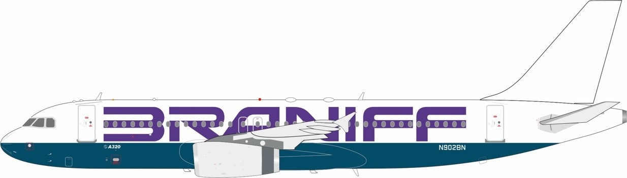 Braniff International Airways / A320-231 / N902BN / IF320BN0724A / elaviadormodels