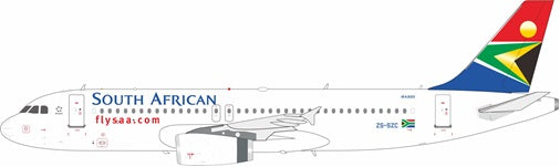 South African Airways / Airbus A320-232 / ZS-SZC / IF320SA0525 / 1:200
