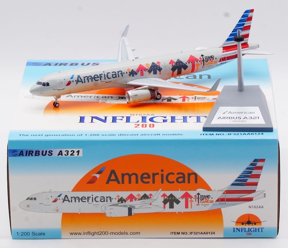 American Airlines (Stand Up To Cancer) / Airbus A321-200 / N162AA / IF321AA0124 / 1:200