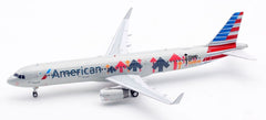 American Airlines (Stand Up To Cancer) / Airbus A321-200 / N162AA / IF321AA0124 / 1:200 elaviadormodels