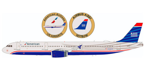 American Airlines (US Airways retro livery) / Airbus A321-231 / N578US / IF321AA578 / 1:200