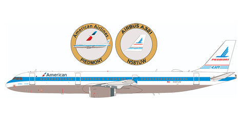 American Airlines (Piedmont retro livery) / Airbus A321-231 / N581UW / IF321AA581 / 1:200