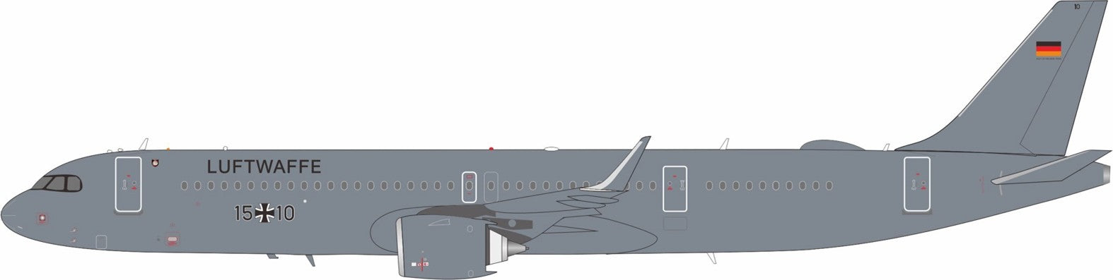 Germany - Air Force / Airbus A321neo / 1510 / IF321GAF1511 / 1:200 elaviadormodels