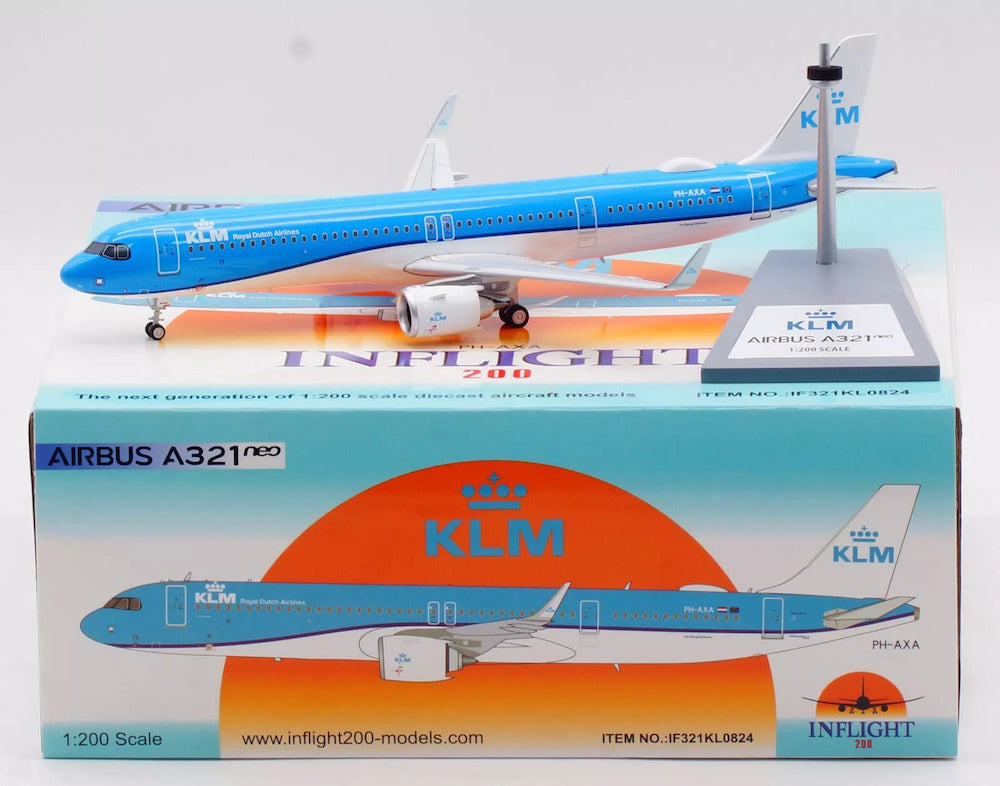 KLM Royal Dutch Airlines / Airbus A321-252NX / PH-AXA / IF321KL0824 / elaviadormodels