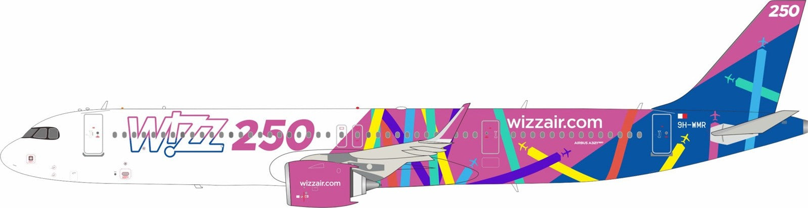 Wizz Air Malta / Airbus A321-271NX / 9H-WMR / IF321W40526 / 1:200 elaviadormodels