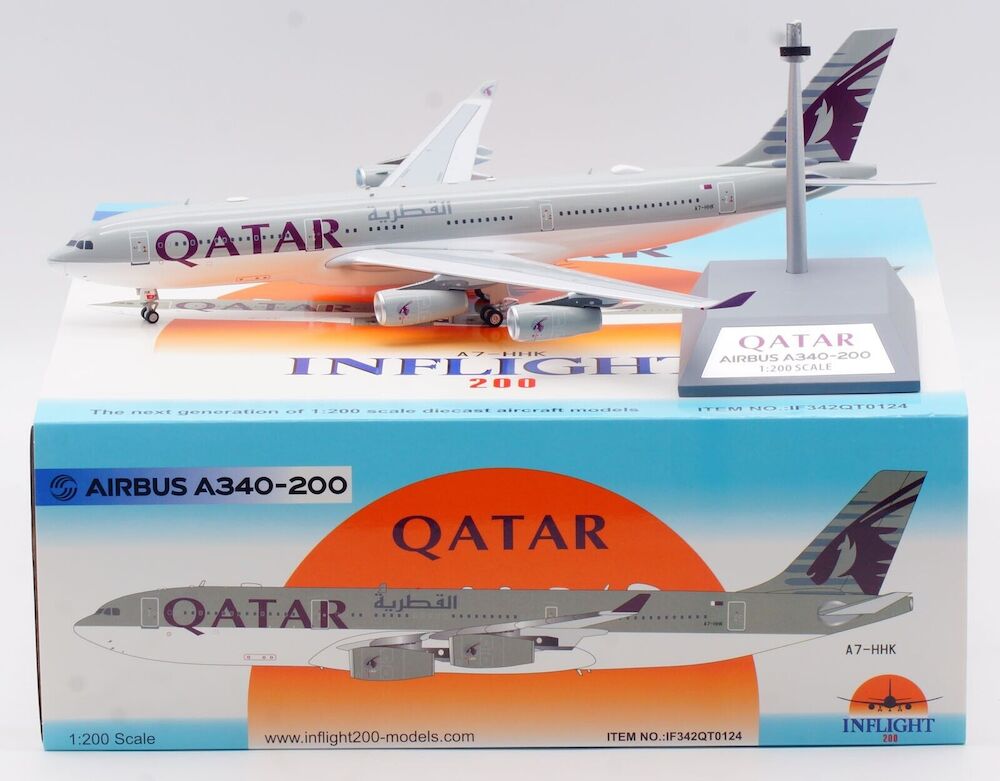 Qatar Airways / Airbus A340-200 / A7-HHK / IF342QT0124 / elaviadormodels