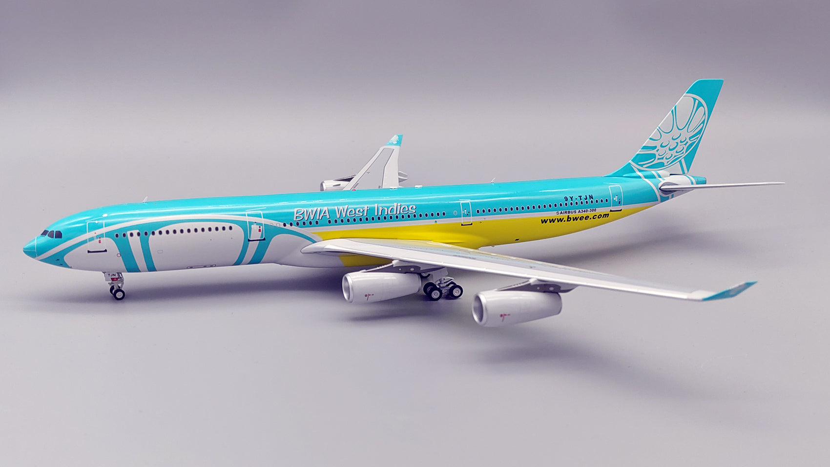 BWIA West Indies Airways / Airbus A340-300 / 9Y-TJN / IF343BW0324 / elaviadormodels