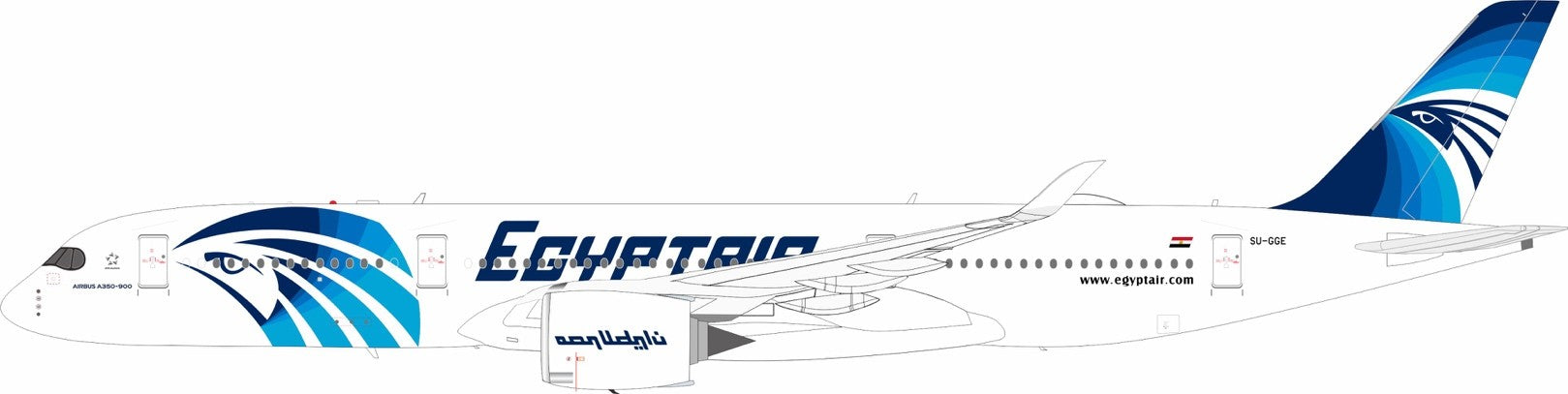 EgyptAir / Airbus A350-900 / SU-GGE / IF350MS0926 / 1:200 elaviadormodels