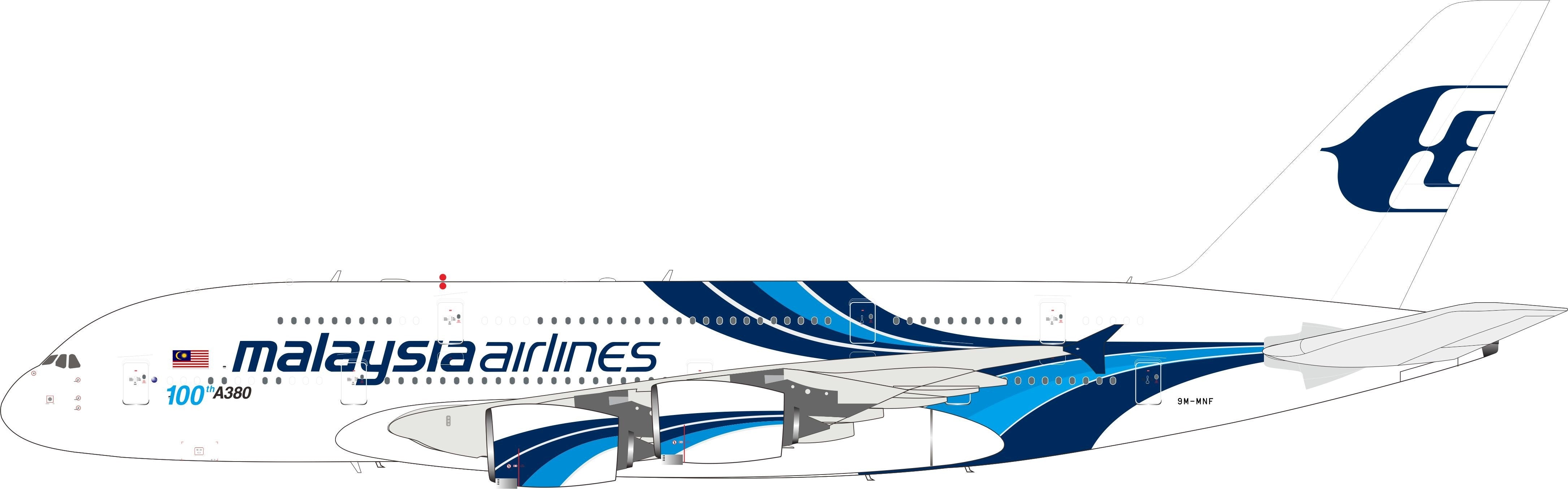 Malaysia Airlines / Airbus A380-800 / 9M-MNF / IF380MH0526 / 1:200 elaviadormodels