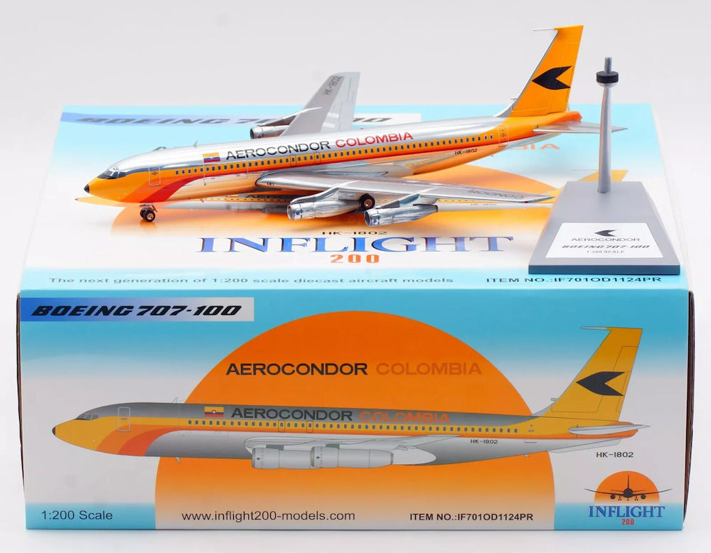 Aerocondor Colombia / Boeing B707-100 / HK-1802 / IF701OD1124PR / 1:200