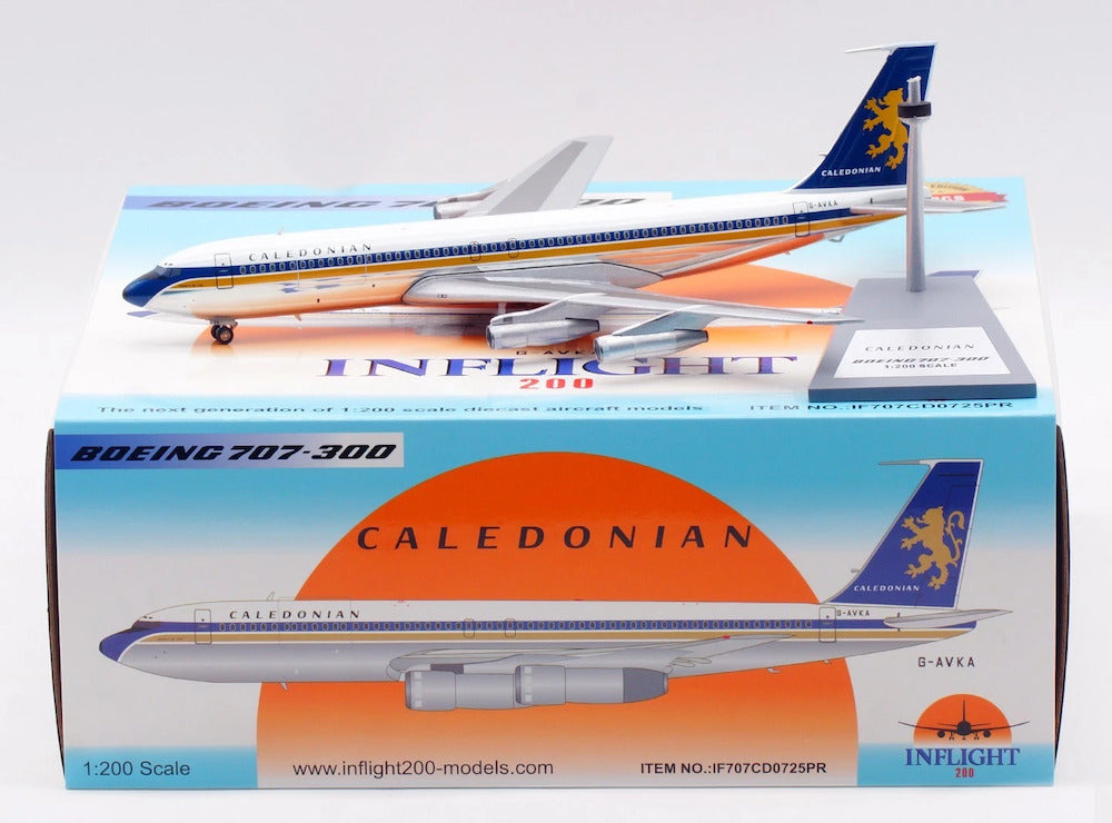 Caledonian Airways / Boeing B707-399C / G-AVKA / IF707CD0725PR / elaviadormodels