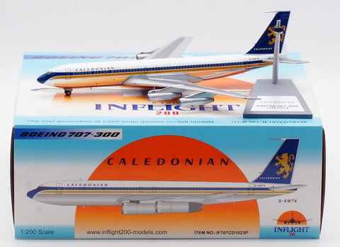Caledonian Airways / Boeing B707-300 / G-AWTK / IF707CD1023P / 1:200 elaviadormodels