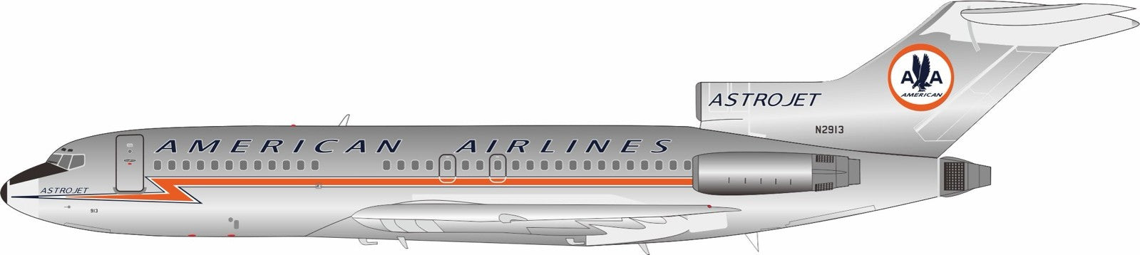 American Airlines / Boeing B727-23 / N2913 / IF721AA0426P / 1:200 elaviadormodels