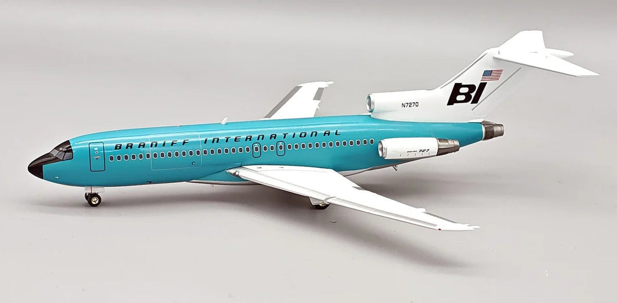 Braniff / Boeing B727-100 (Turquoise) / N7270 / IF721BN0526 / 1:200 elaviadormodels