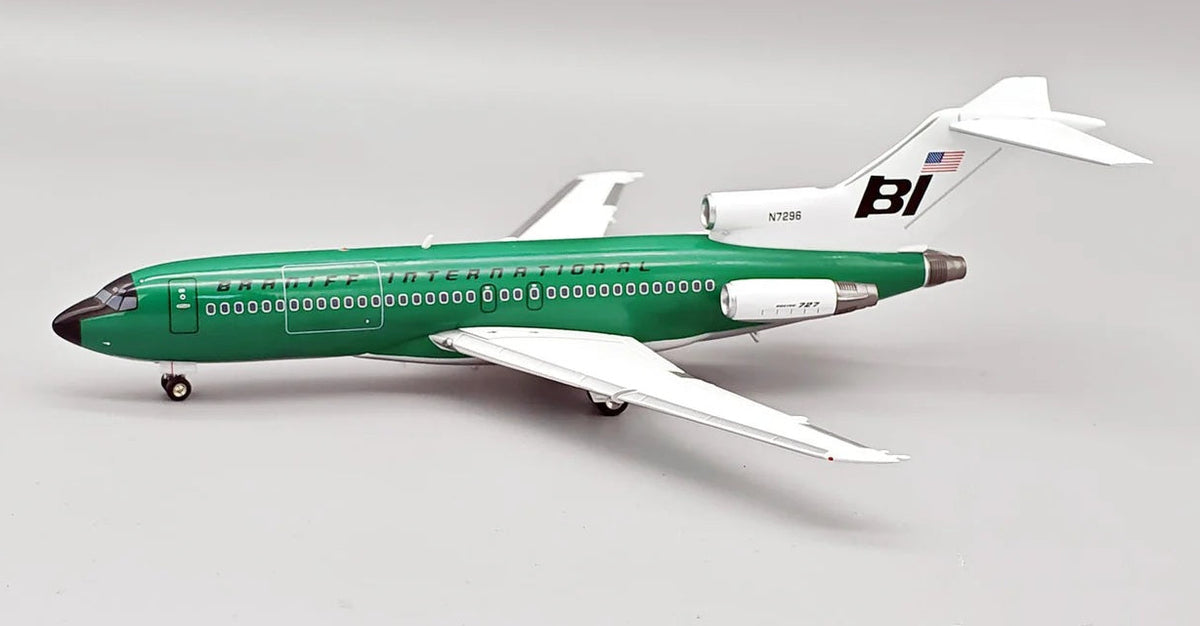 Braniff / Boeing B727-100 (Panagra Green) / N7296 / IF721BN0826 / 1:200 elaviadormodels