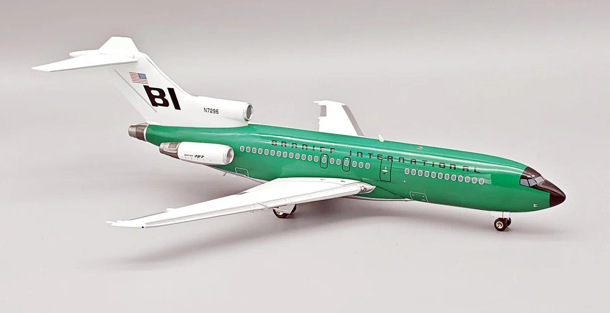 Braniff / Boeing B727-100 (Panagra Green) / N7296 / IF721BN0826 / 1:200 elaviadormodels