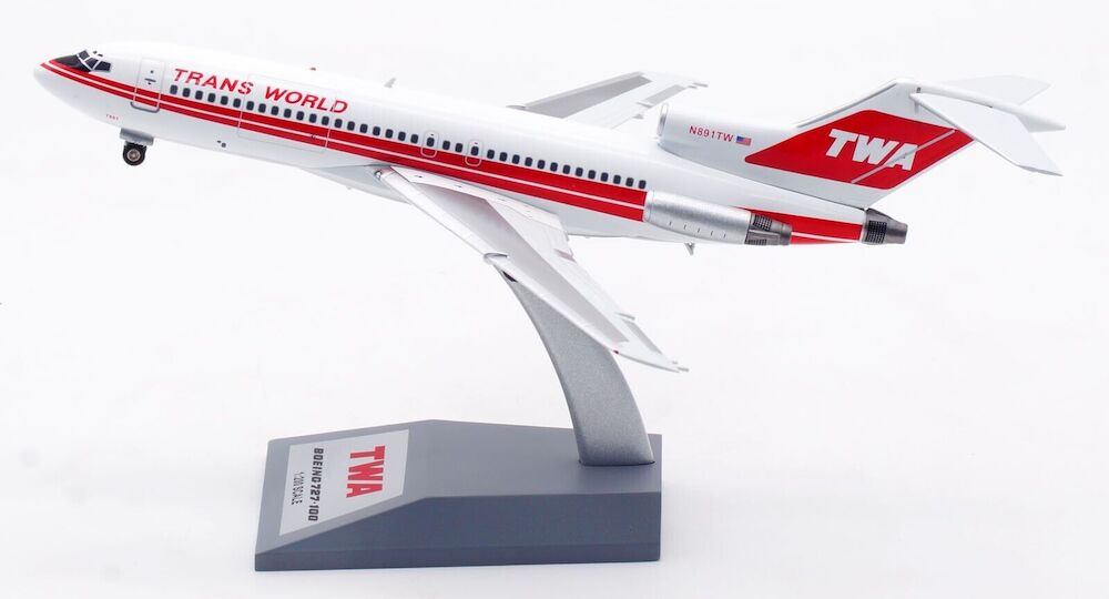 Trans World Airlines - TWA / Boeing 727-100 / N891TW / IF721TW0623 / 1:200 elaviadormodels