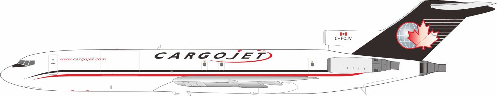 Cargojet Airways / Boeing B727-200 / C-FCJV / IF722W80326 / 1:200 elaviadormodels