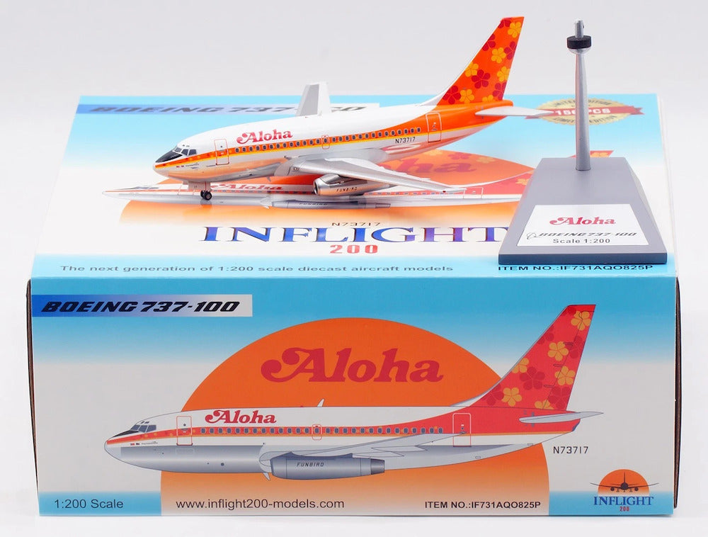 Aloha Airlines / Boeing 737-200 / N73717 / IF731AQO825P / elaviadormodels