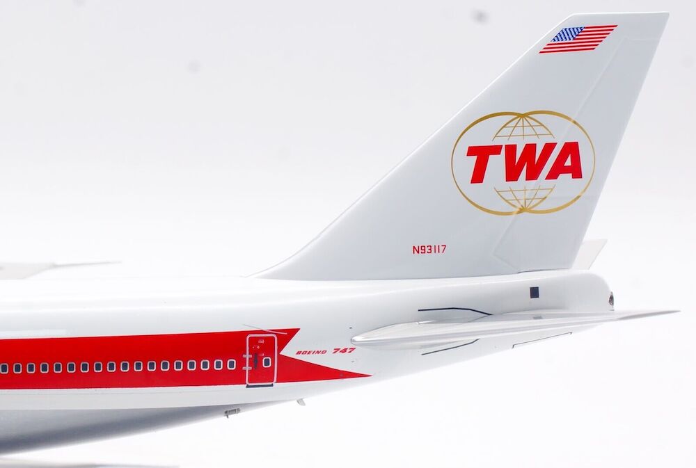Trans World Airlines - TWA / Boeing B747-100 / N93117 / IF731TW1222P / 1:200 elaviadormodels