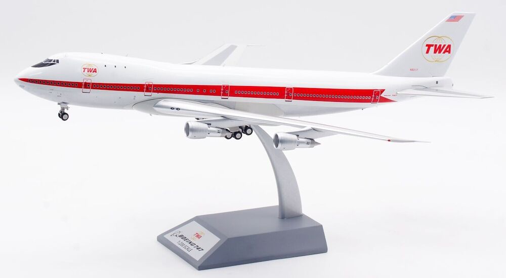 Trans World Airlines - TWA / Boeing B747-100 / N93117 / IF731TW1222P / 1:200 elaviadormodels