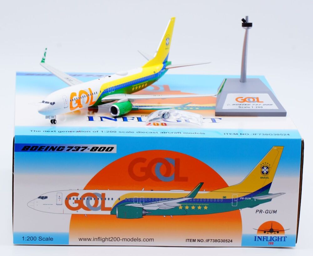 Gol Transportes Aereos / B737-800 / PR-GUM / IF738G30524 / elaviadormodels